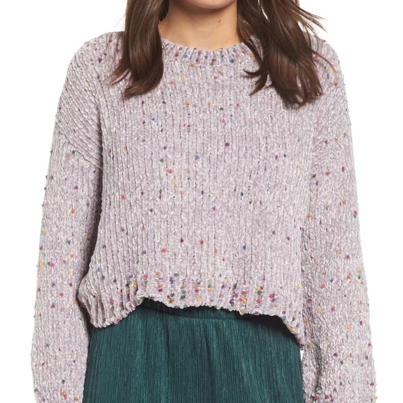 Sweaters Cozy Chenille Plush Confetti Sweater Poshmark